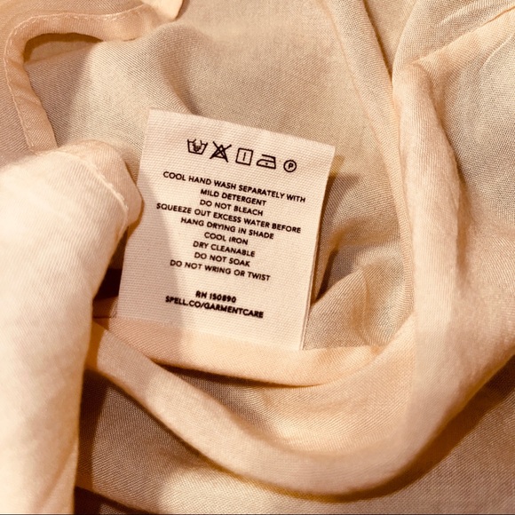 SPELL & THE GYPSY Folk Song House Gown Turquoise M NWT - Picture 5 of 9